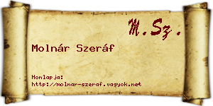 Molnár Szeráf névjegykártya